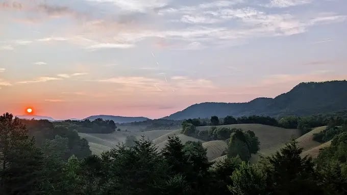 Sunrise at Berry Springs